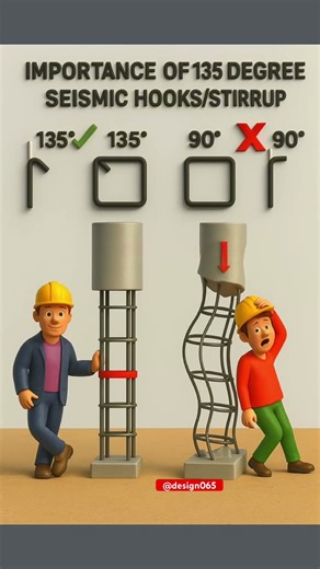90 degree ❌ 135 degree ✅ #shorts #civilengineering065 #viral