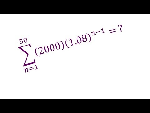 Sum of a Finite Geometric Series