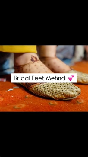 Bridal feet mehndi ~ mehndi tutorial ~ eid mehndi #foryou #shorts
