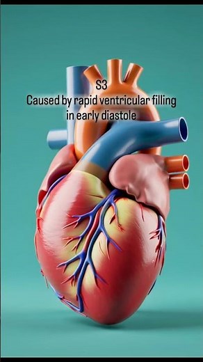 “Heart sounds explained in 30 seconds! 🫀 S1, S2, S3, S4 made easy.”