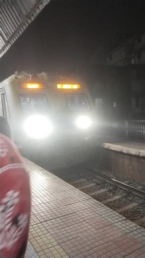 night local train short video #night #trainvideo