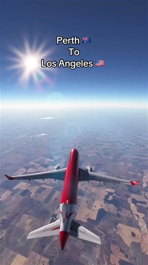 Perth 🇦🇺 to Los Angeles 🇺🇸 #msfs #aviation