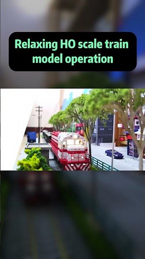 [Train model]Relaxing HO Scale Train Model Operation #trainmodel #train #modeltrains #fyp #relaxing