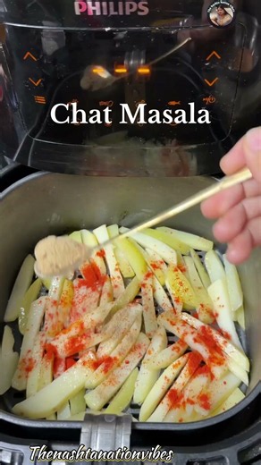 Potato French fry in Air Fryer ✅ #thenashtanationvibes #viralairfryerrecipe #trending #healthyhabits