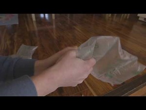 Popping packaging air bags sounds