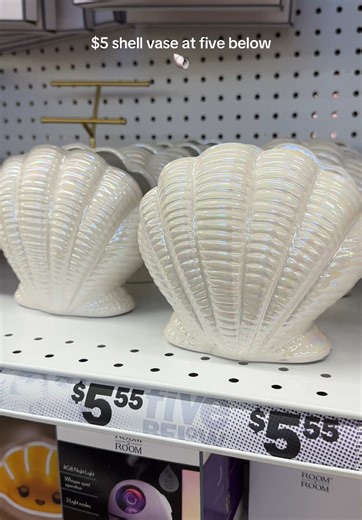 Stunning Seashell Vase for $5 at Five Below
