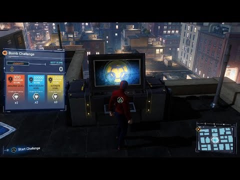 Marvel's Spider-Man Remastered_Perfect Scores Bomb Challenge. Taskmaster Challenge