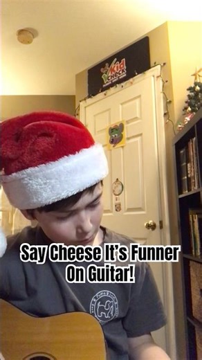 Playing Say Cheese It’s Funner On Guitar! #chuckecheese #guitar #guitarlessons