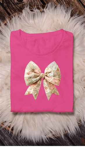 Cottagecore Patchwork Bow PNG Clipart, Floral Fabric Bow (digital Download) - Etsy