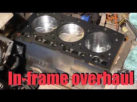 Kubota diesel D1105 three cylinder in-frame overhaul-with specs