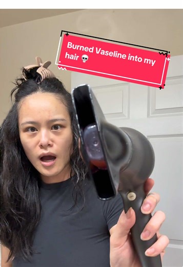 Yay! It still smells like burnt wax 😀 #fyp #getreadywithme #fail | hair fails