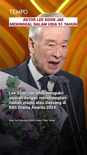Aktor Lee Soon Jae Meninggal dalam Usia 91 Tahun #shorts