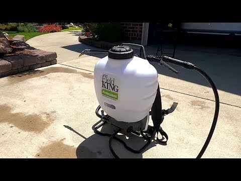 Field King Backpack Sprayer Unboxing and Review