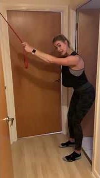 Banded Straight Arm Pulldown At Home