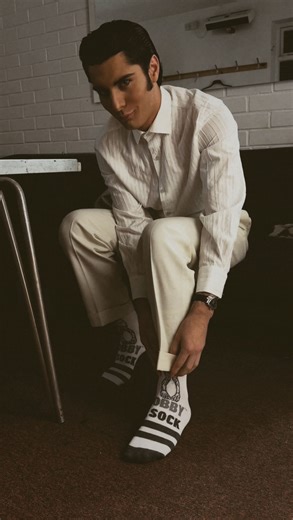 Emilio Santoro on Instagram: "The most important decision whilst getting ready to go on stage… the sock selection 🫡🪄 #emiliosantoro #elvistributeartist #harrypotter"