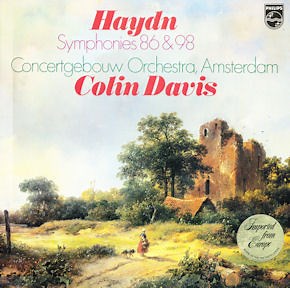 Haydn / Colin Davis, Concertgebouw Orchestra, Amsterdam - Symphonies 86 & 98