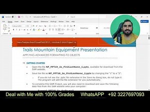 New Perspectives PowerPoint 2019 | Module 3: SAM Project 1a | NP_PPT19_3a | @Solution512-r2j