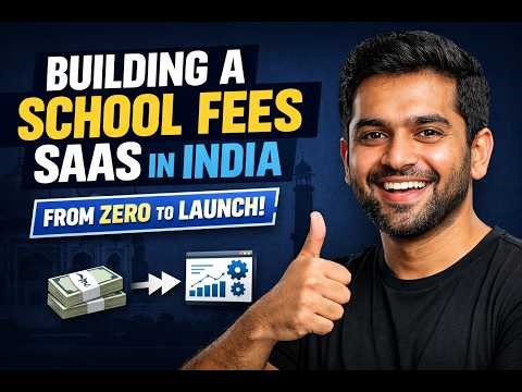 SaaS From Scratch: School Fee Management Software - 1st Video