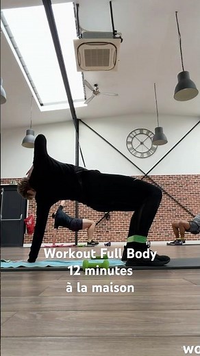 Workout Full Body 12 minutes à la maison sans ou avec matériel