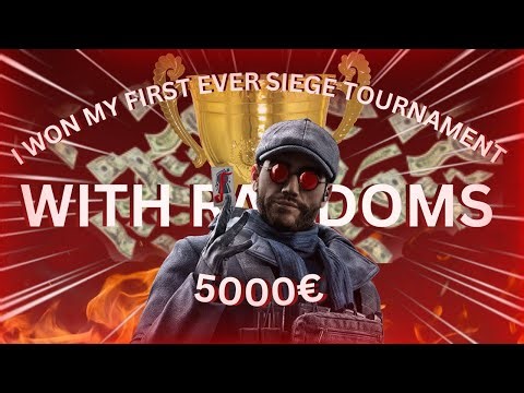 I WON MY FIRST EVER R6 TOURNAMENT
