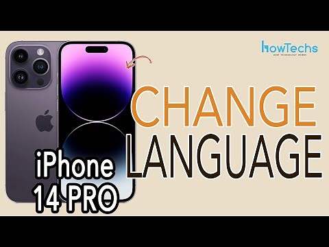 iPhone 14 Pro - How to Change Language | Howtechs