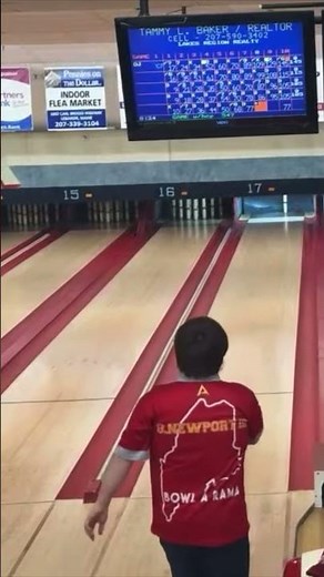 What a Crazy Spare #bowling #candlepinbowling