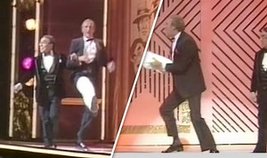 Ronnie Corbett and Bruce Forsyth perform at The Royal Variety