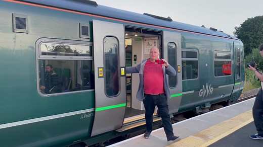 The first ever train at Portway Park & Ride | Bristol24/7