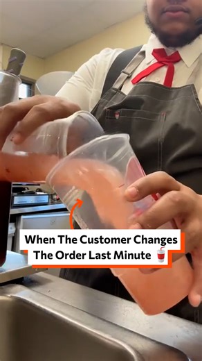 952K views · 376 reactions | When the customer changes the order last minute 磻 | Twisted | Facebook