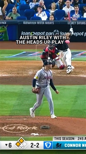 Austin Riley showing off his baseball IQ! #atlantabraves #mlb #braves | FanDuel Sports Network South