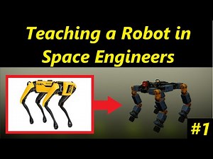 Teaching a Mech in Space Engineers | AI Controlled AUTONO-MECH