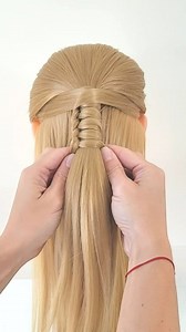 Quick Ponytail Tutorial #easyponytail #braidingtutorial #easyhairtutorials #ponytail #hairstyle | Braid it Yourself