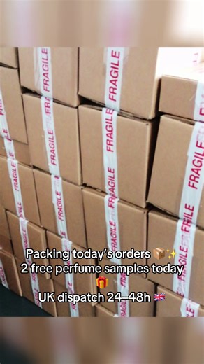 Effortless Order Packing with Free Perfume Samples