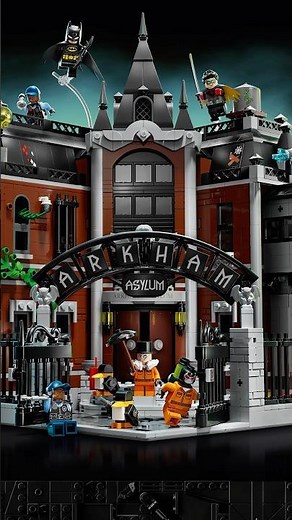 OUR FIRST EVER LEGO DC Modular Building Arkham Asylum Set!
