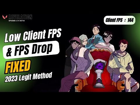 (2023 FIX) - Valorant LOW CLIENT FPS and Network Problem | Fix FPS Drop