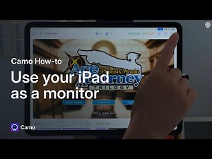 Use Camo Studio for iPad as a bigger monitor