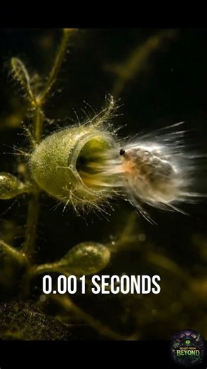 This Plant Hunts in 0.001 Seconds-The Bladderwort. #carnivorousplants #nature #facts #youtubeshorts