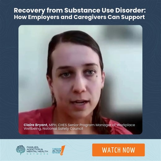 Is your workplace prepared to support employees in recovery from substance use disorder? Together with the Families, Addiction & Mental Health Network (FAM), our latest webinar highlights how recovery-friendly workplaces can benefit businesses, employees, and communities. Watch the free recording to learn from leaders like Claire Bryant, MPH, CHES - Senior Program Manager of Workplace Wellbeing at National Safety Council - who share expert insights and practical steps for creating recovery-frien