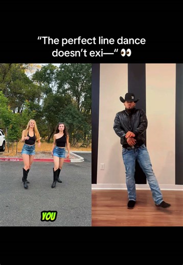 “The perfect line dance doesn’t exi—“ 👀 #lasso #linedance #cowboy | line dance