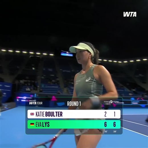 32K views · 507 reactions | Watch Highlights from the Round 1 match Katie Boulter vs. Eva Lys in Tokyo. | WTA | Facebook