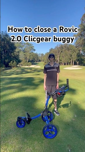 How to close a Rovic RV1S 2.0 Clicgear buggy #tutorial #golf #short #shorts #golfcourse #golfcart