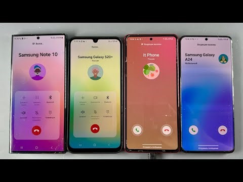 Samsung Galaxy S20+ / Samsung Galaxy Note 10 Incoming Call Samsung Galaxy A24 + Samsung S24 Ultra