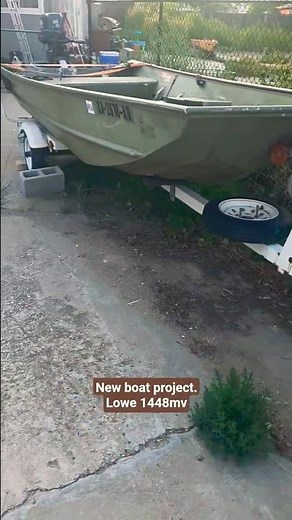 new boat project Lowe 1448mv john boat.