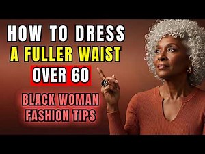8 Fashion Secrets for Black Women Over 60 | Dress Beautifully with a Fuller Waist