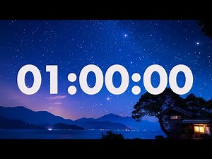 1-Hour Timer with Soothing Ambient Sounds🎶🌌