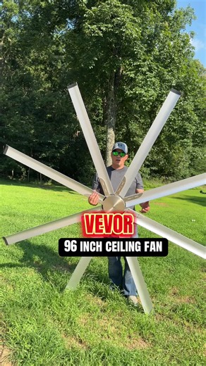 VEVOR HVLS Ceiling Fan — 84″ & 96″ Powerful Shop Cooling