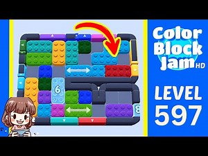 Color Block Jam Level 597 Solution Walkthrough