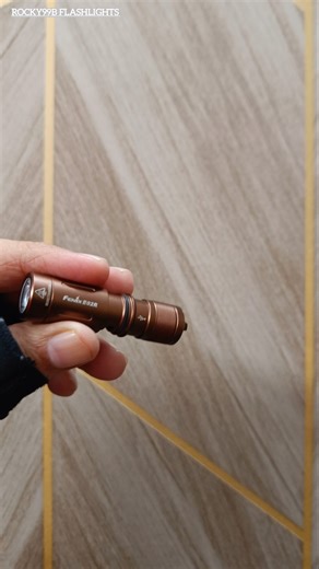 Brightest Smallest Flashlight Fenix E02r 200 Lumens #shortvideo #shorts