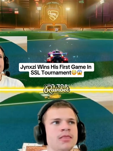 Jynxzi Wins His First Game In SSL Tournament😳😱 #jynxzi #jynxziclips #jynxzirage #jynxzifunnymoments #viralvideos #fyp #rocketleague @jynxziontwitch