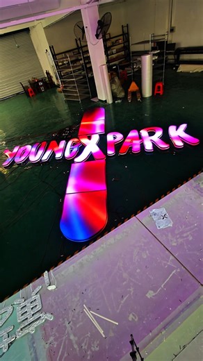 Xingdao Optical Colorful Signboard Factory on Instagram: "We can make different colors for you like this #sign#signage #design #signagedesign #ledlight#signature #lightbox #lamplight #ledlightstrip #led#logodesign #sourcefactory #shop #store #abyss#foryou"